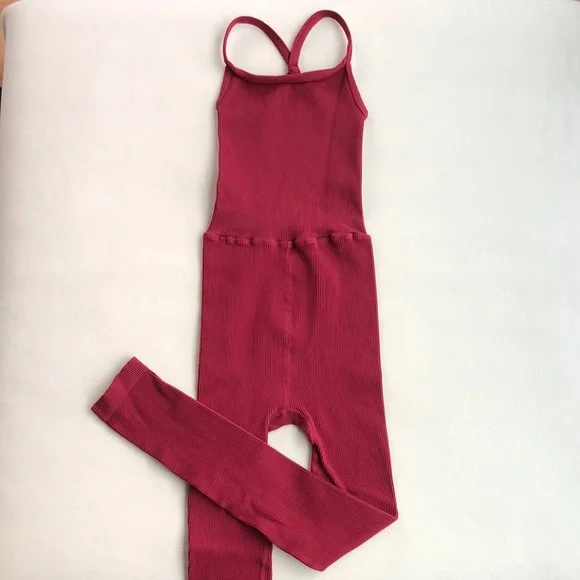 NWOT Free People Happiness Runs Square Neck Onesie - Picture 6 of 12